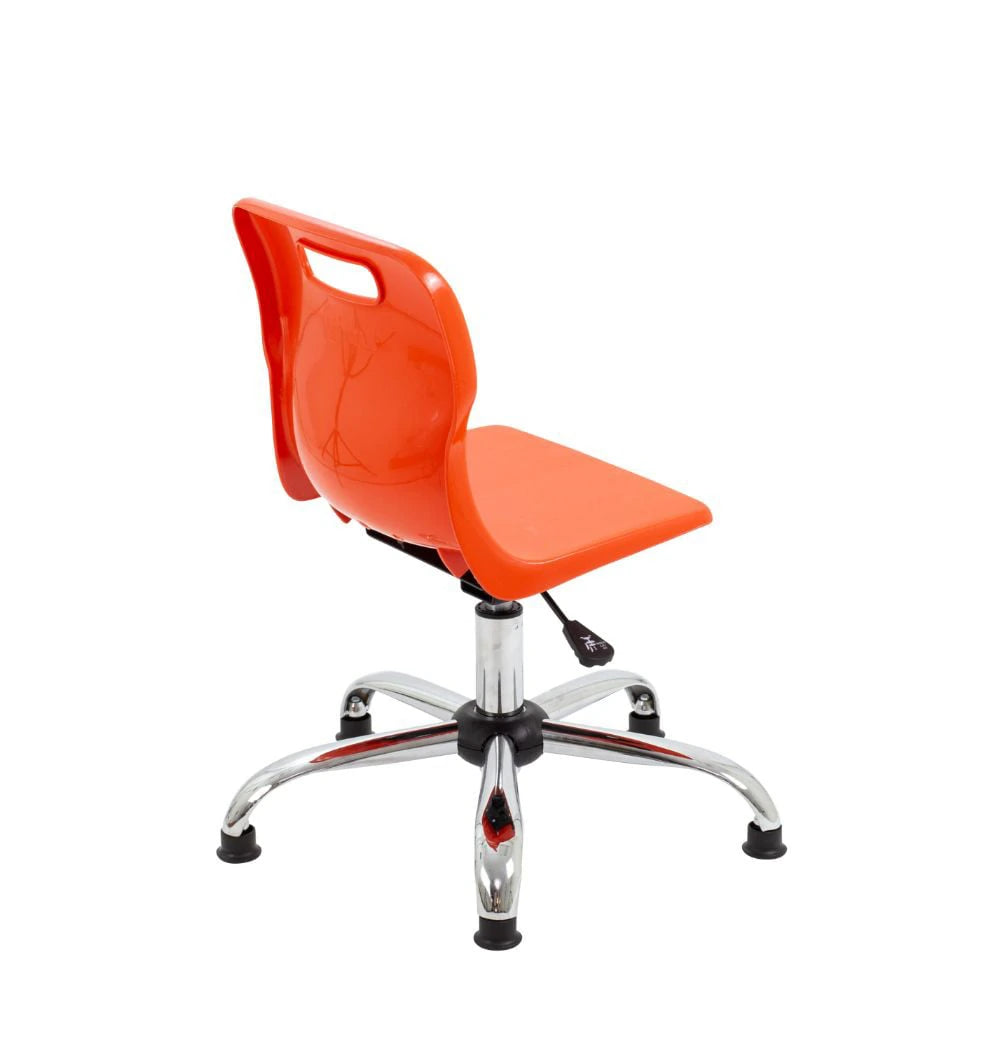 Titan Swivel Junior Chair with Chrome Base and Glides T30-OG 5