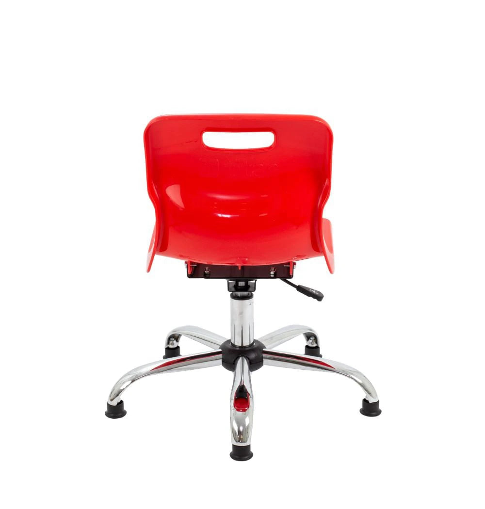 Titan Swivel Junior Chair with Chrome Base and Glides T30-RG 6