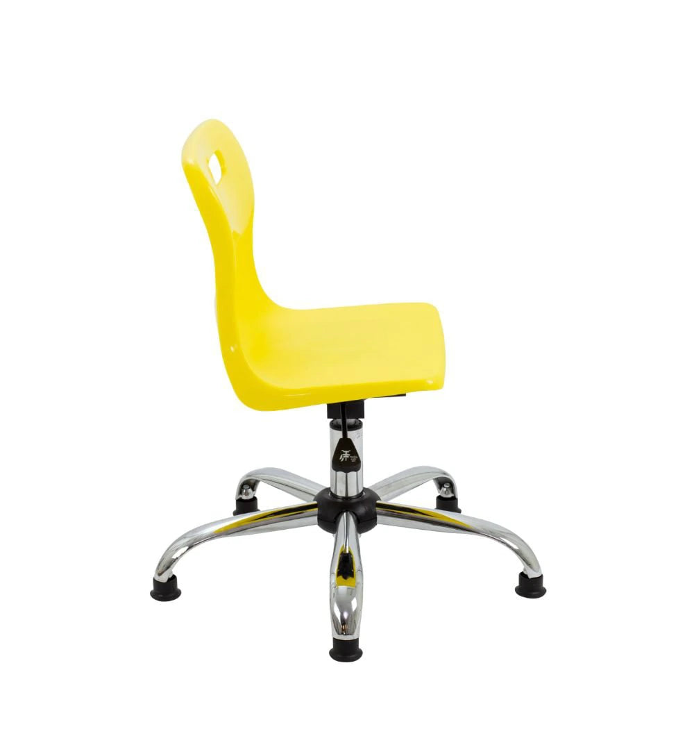 Titan Swivel Junior Chair with Chrome Base and Glides T30-YG 4