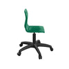 Titan Swivel Junior Chair with Plastic Base and Castors T30-GN-BK 4
