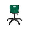 Titan Swivel Junior Chair with Plastic Base and Castors T30-GN-BK 6