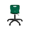 Titan Swivel Junior Chair with Plastic Base and Castors T30-GN-BK 6
