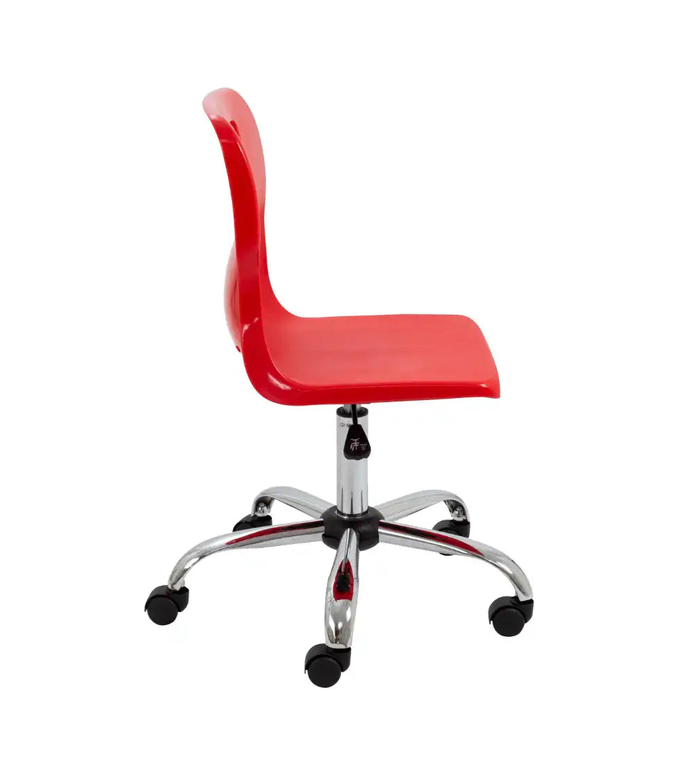 Titan Swivel Senior Chair with Chrome Base and Castors T35-R 4