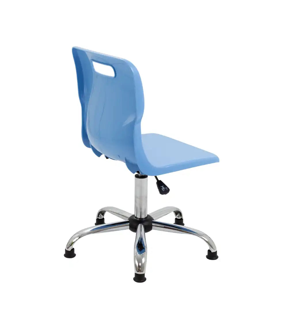 Titan Swivel Senior Chair with Chrome Base and Glides T35-CBG 5