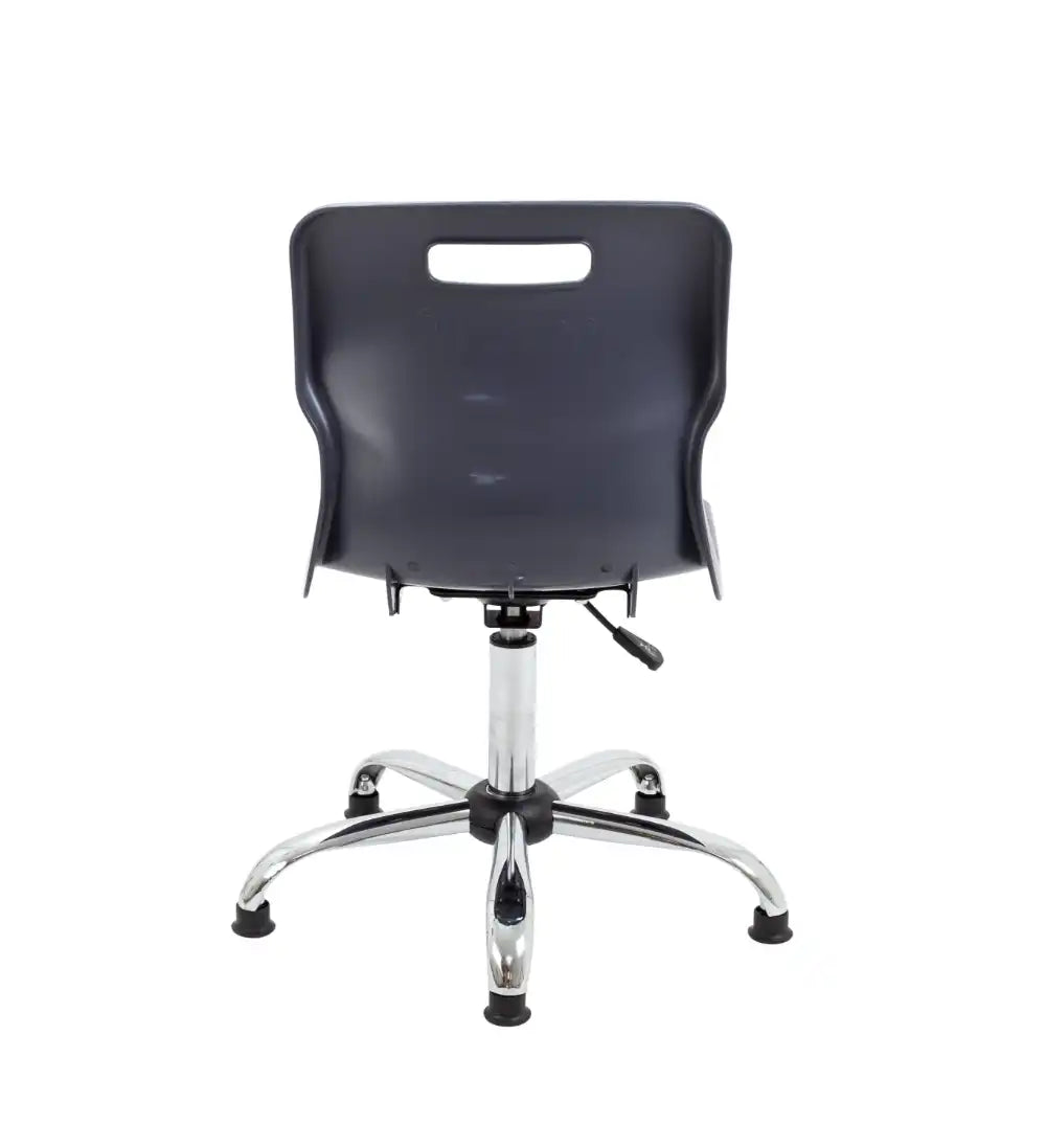 Titan Swivel Senior Chair with Chrome Base and Glides T35-CG 6