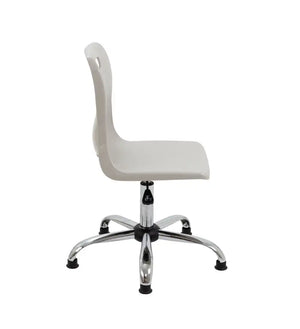 Titan Swivel Senior Chair with Chrome Base and Glides T35-GRG 4
