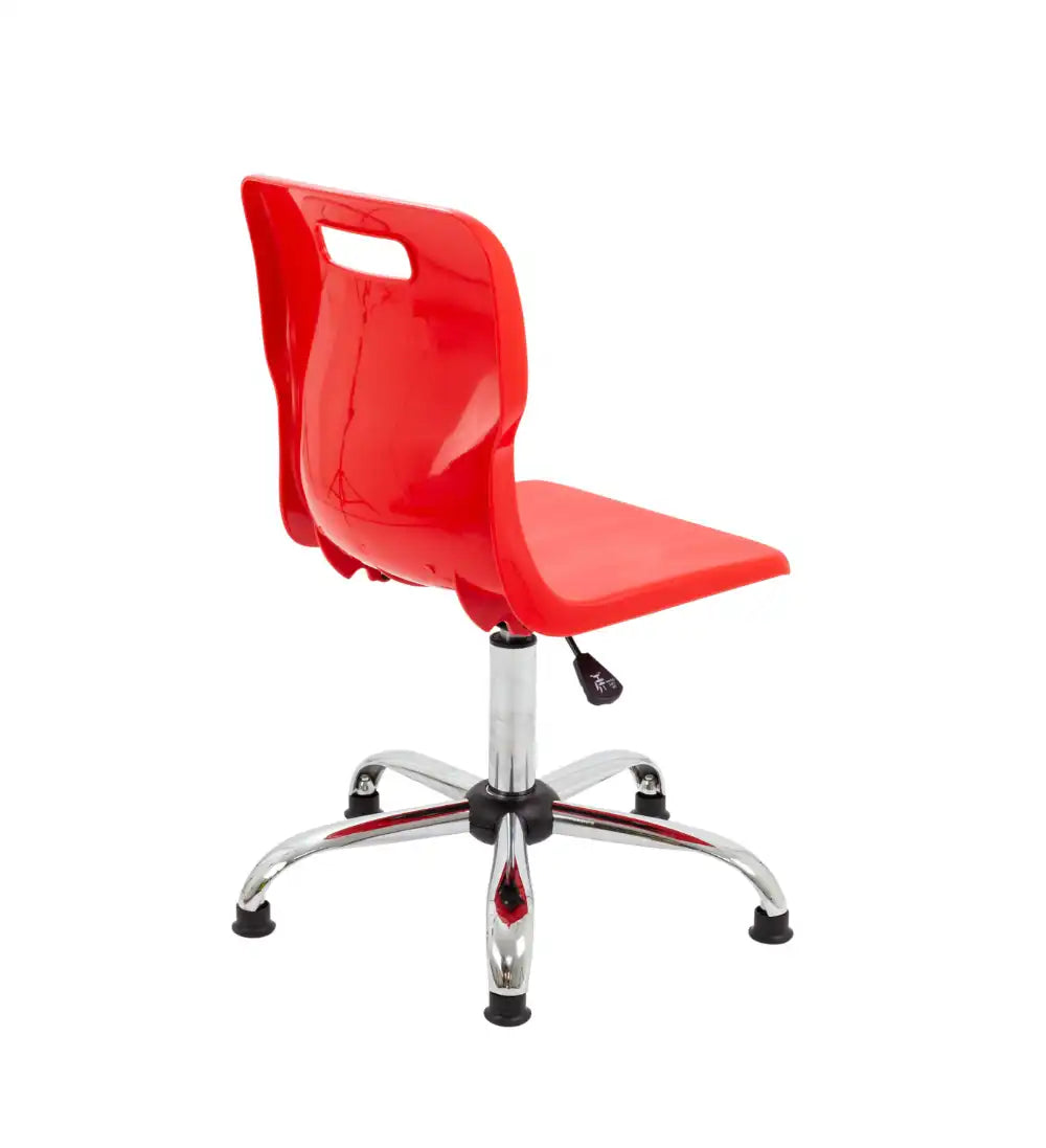 Titan Swivel Senior Chair with Chrome Base and Glides T35-RG 5