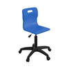 Titan Swivel Senior Chair with Plastic Base and Castors T35-B-BK 1