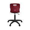 Titan Swivel Senior Chair with Plastic Base and Castors T35-BU-BK 6