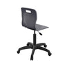 Titan Swivel Senior Chair with Plastic Base and Castors T35-C-BK 5