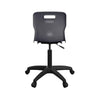 Titan Swivel Senior Chair with Plastic Base and Castors T35-C-BK 6