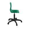 Titan Swivel Senior Chair with Plastic Base and Castors T35-GN-BK 4
