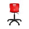 Titan Swivel Senior Chair with Plastic Base and Castors T35-R-BK 6