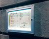 Traditional Outdoor Notice Door 6 in Outdoor Setting