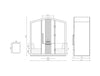 Treehouse 2 Person Closed Meeting Pod Dimensions