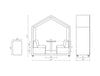 Treehouse 2 Person Open Meeting Pod Dimensions