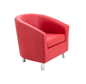 Tub Armchair with Metal Feet OF2201RDML 2