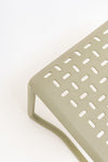 Tube Office Chair in Sled Base without Armrests Detail 2