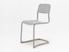 Tube Office Chair in Sled Base without Armrests