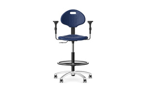 Tulip Height Adjustable Swivel Chair Stool 3