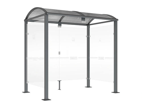 UK Compliant Voute Smoking Shelter - Dome Roof