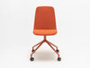 Ulti Fabric Chair on 4-Spoke Metal Base with Castors