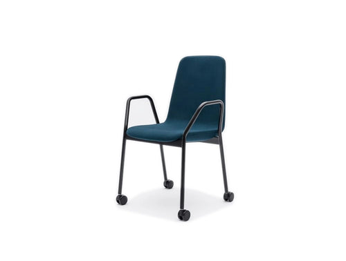 Ulti K Chair With Purple Metal Base And Blue Finish