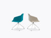 Ultra F Armchair with Four Star White Legs and Beige