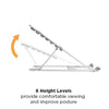 Ultra Slim Foldable Aluminum Laptop Riser 4