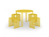 Urbantime .015 Octopus Outdoor Round Table With Integrated Seating 2