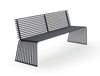 Urbantime .015 Outdoor Bench With Backrest