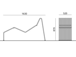 Urbantime .015 Outdoor Chaise Longue Dimensions