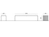 Urbantime .015 Outdoor Flat Bench Dimensions