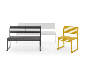 Urbantime .026 Outdoor Bench With Backrest 3