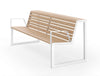 Urbantime .H24 Outdoor Double Seat With Backrest