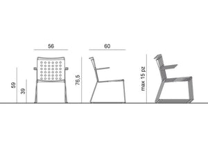 Urbantime Busy Lounge Outdoor Rocking Chair Dimensions