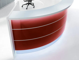 Valde Curved Circular Reception Desk 12