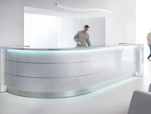 Valde Curved Circular Reception Desk 2