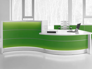 Valde Curved Circular Reception Desk 3