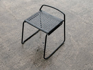 Veck Tubular Framed Stool Outdoor Suitable Fabric Water Resistant