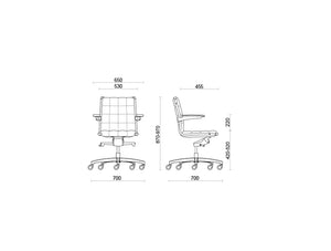 Vega Hit Manager Office Chair 7 Dimensions