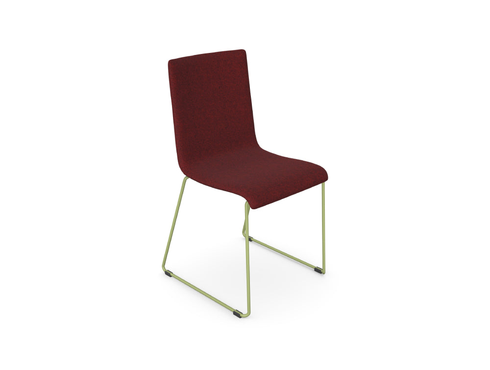 Vibe Visitor Chair with Skid Frame Base