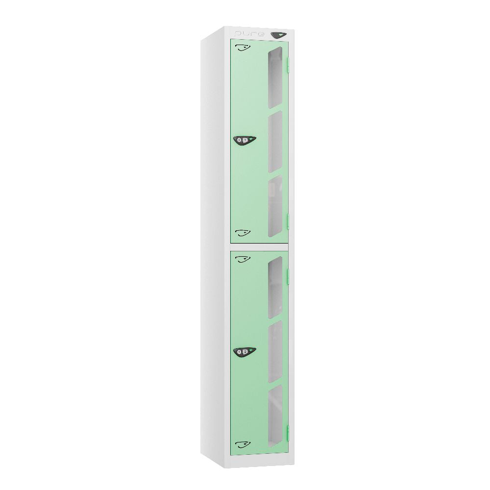 Vision 2-Door Locker Arctic White Mint