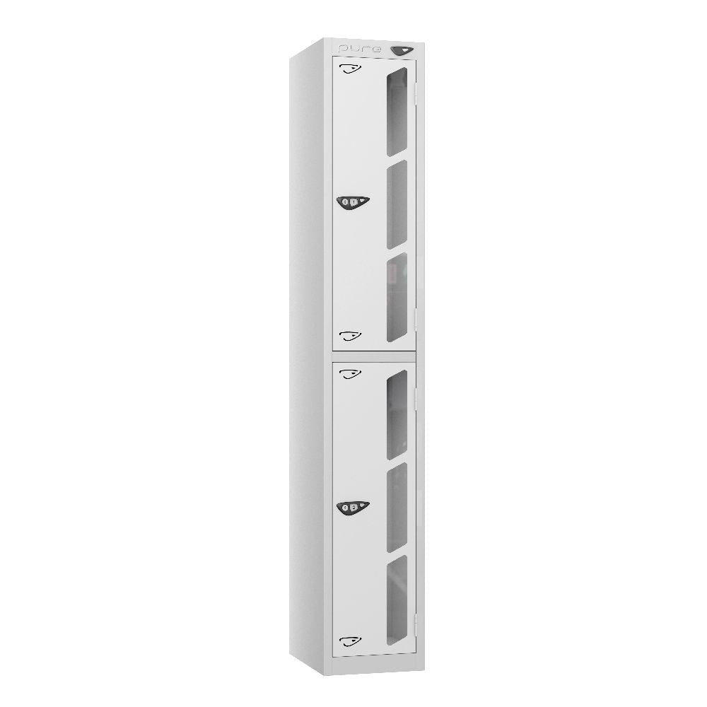 Vision 2-Door Locker Pearl Silver Arctic White