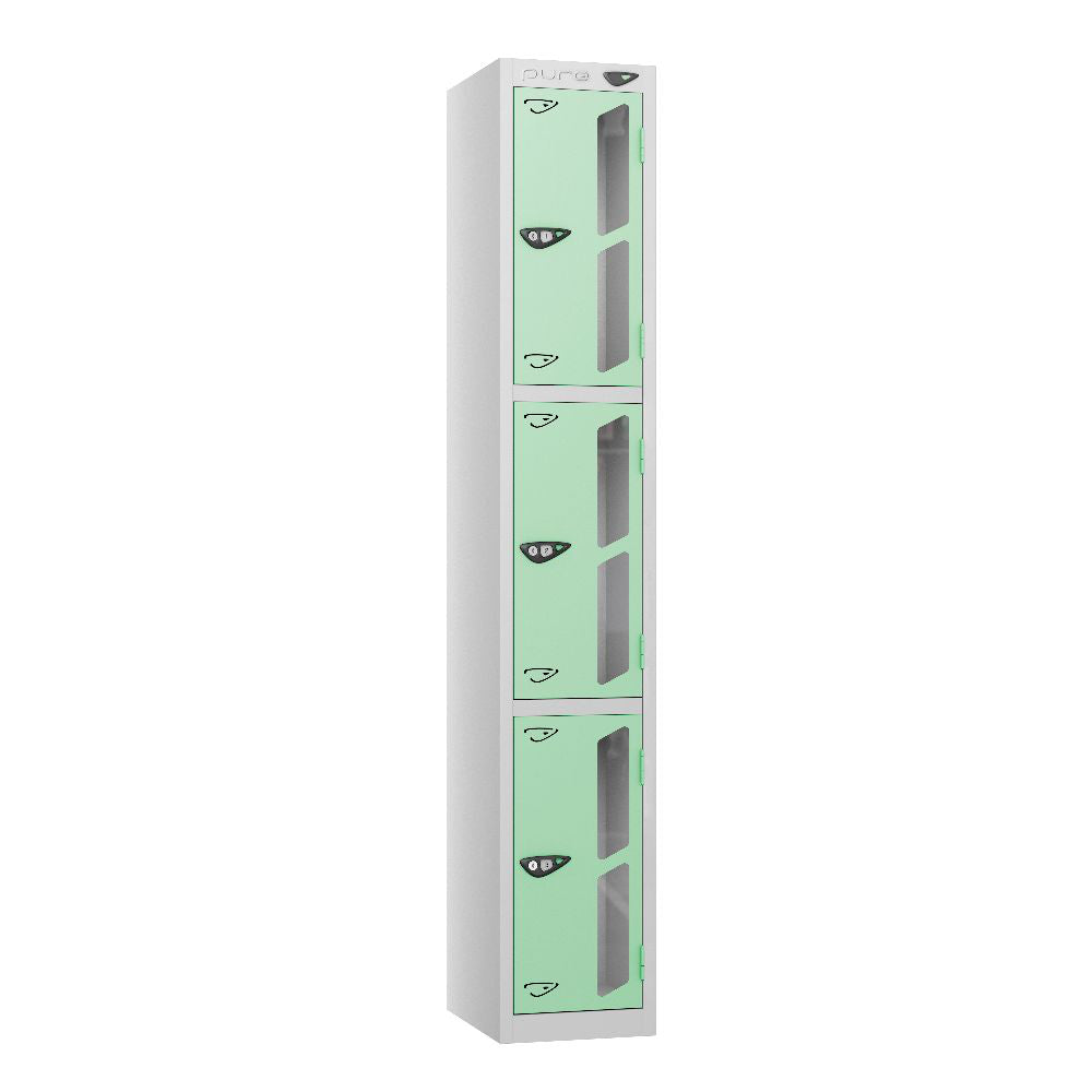 Vision 3-Door Locker Pearl Silver Mint