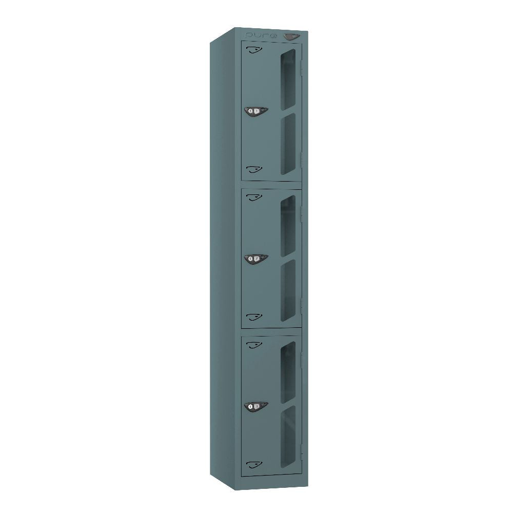 Vision 3-Door Locker Slate Grey Slate Grey