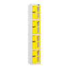Vision 4-Door Locker Arctic White Lemon Yellow