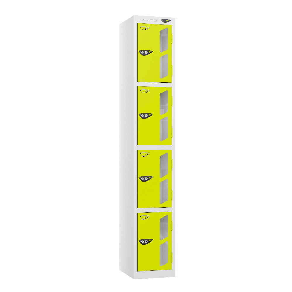 Vision 4-Door Locker Arctic White Lime Light