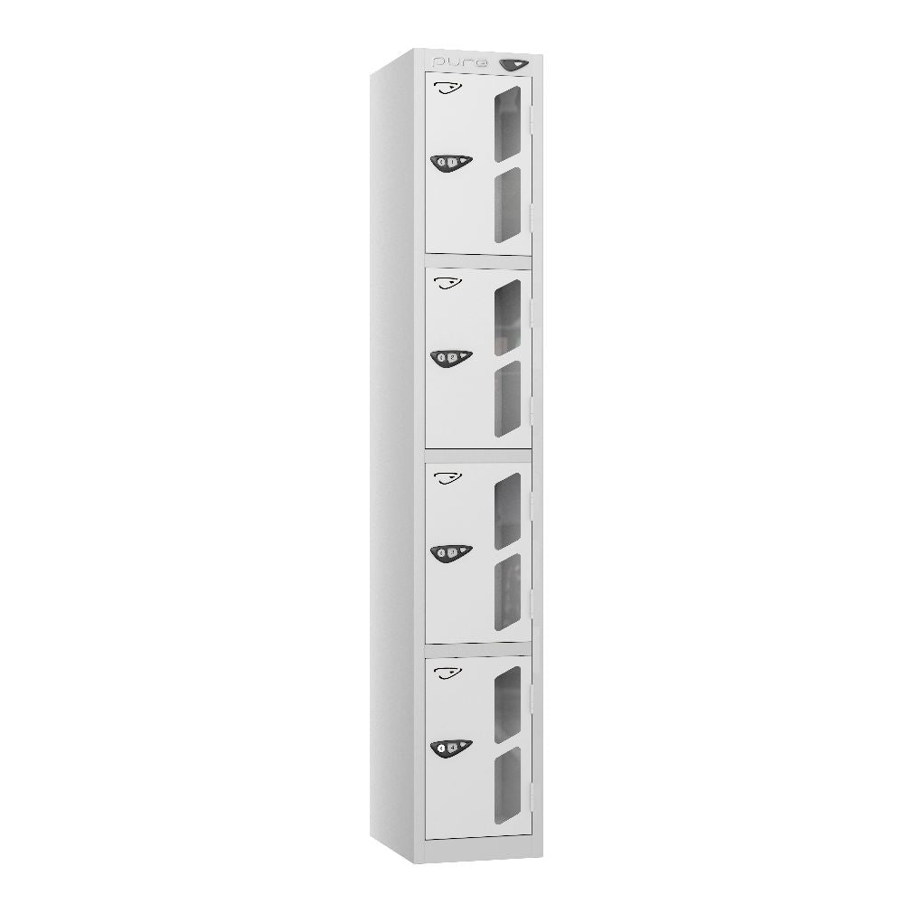 Vision 4-Door Locker Pearl Silver Arctic White