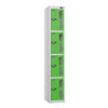 Vision 4-Door Locker Pearl Silver Forest Green